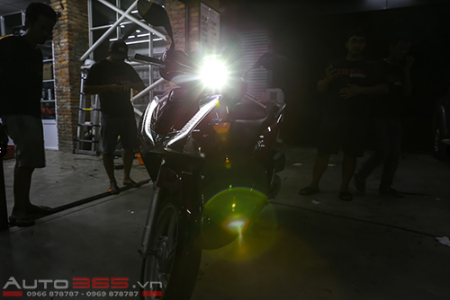 “ Zoom “ cận cảnh SH độ đèn bi xenon - Tăng sáng 180%